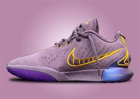 Nike LeBron 21 Violet Dust Releases October 14 - Sneaker News