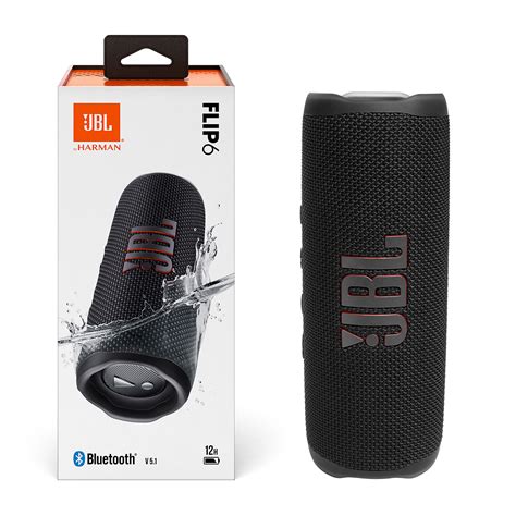 JBL FLIP 6 Portable Waterproof Speaker – BLACK (1103220) | Mobilize Phone