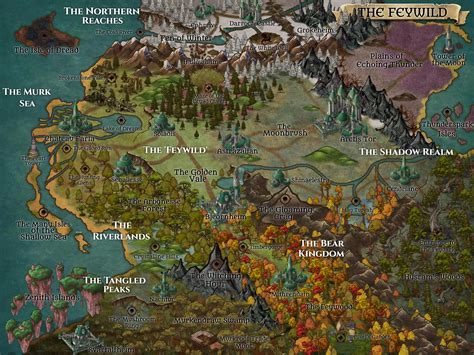 The Feywild | Inkarnate - Create Fantasy Maps Online