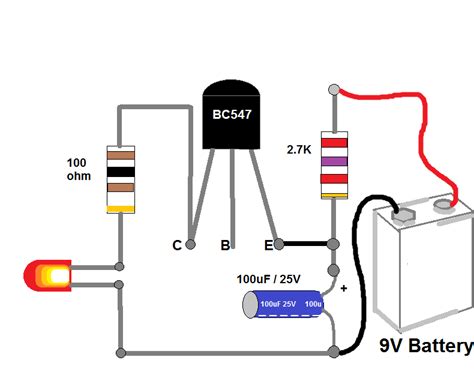 Simple 12v Led Flasher Circuit Diagram