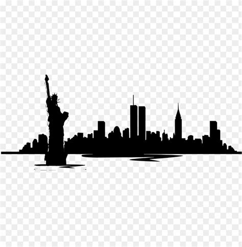 Free download | HD PNG ew york new york city skyline silhouette PNG ...