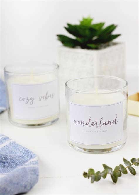 Free Printable Candle Labels