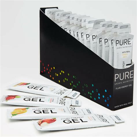 Pure Fluid Energy Gels (8 Flavours) - Pure Running