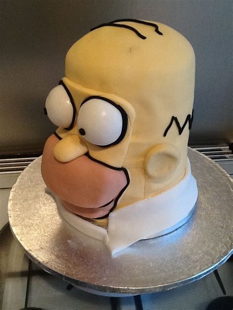 Homer Simpson Cake - CakeCentral.com