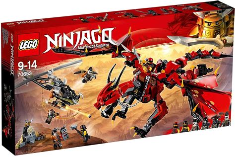 Lego Ninjago 70653 FIRSTBOURNE Red Dragon Xwing Ninja Helicopter Heavy Metal NEW | eBay