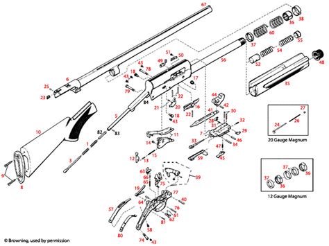 Browning® Auto-5 Schematic - Brownells UK