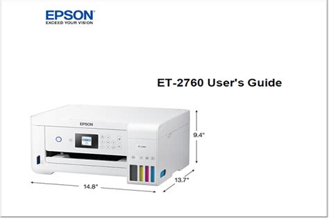 Epson ET 2760 Printer User Manual User Manual - ManualsBooks