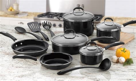 Cuisinart 14-Piece Cookware Set - Cuisinart 14-Piece Ceramic Nonstick ...