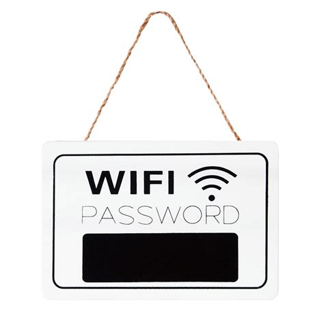 Rustic Home Hanging Decorations Store Hotel Public Places WIFI Password Toilet Wooden Door Sign ...