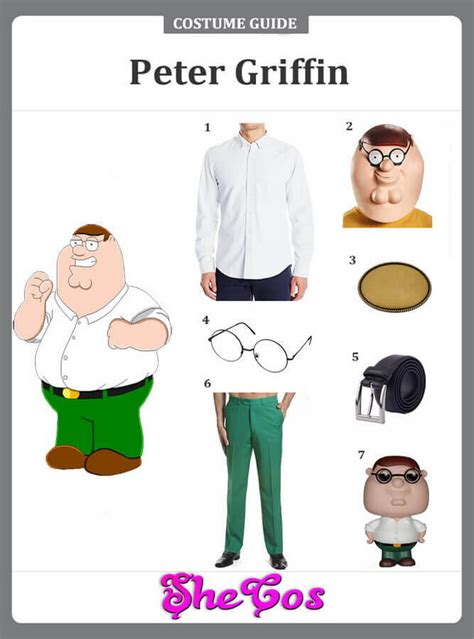 How To Make Peter Griffin Costume of Family Guy | SheCos Blog