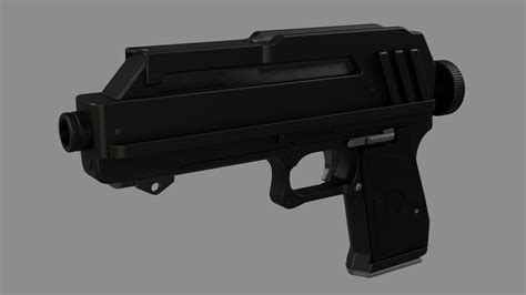 ArtStation - DC-17 Blaster Pistol (Long and Short Versions) - 3D Print ...