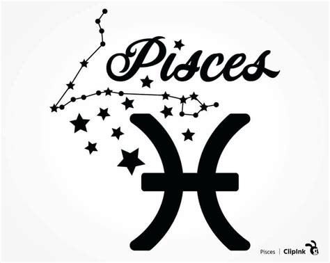 Pin by Julie Lowery on SVG in 2021 | Pisces, Zodiac signs images, Silhouette stencil