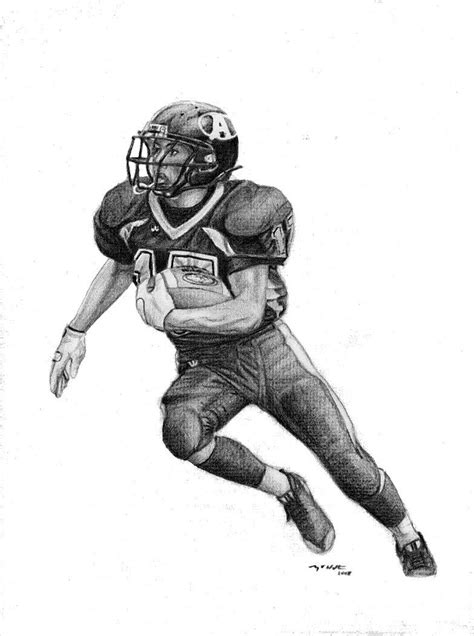 Nfl Football Player Drawing