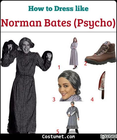 Norman Bates Costume for Cosplay & Halloween 2023 | Norman bates, Cool costumes, Bates