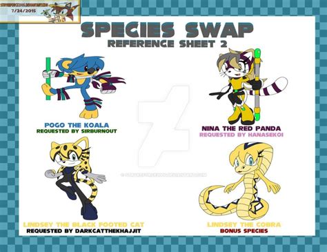 Species Swap Reference 2 by Strykeforce2005 on DeviantArt | Species, Reference, Swap