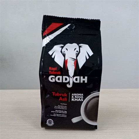 Gadjah Kopi Tubruk Pure (Kopi Tubruk Asli) 150g - 5.29Oz - Javanese Taste