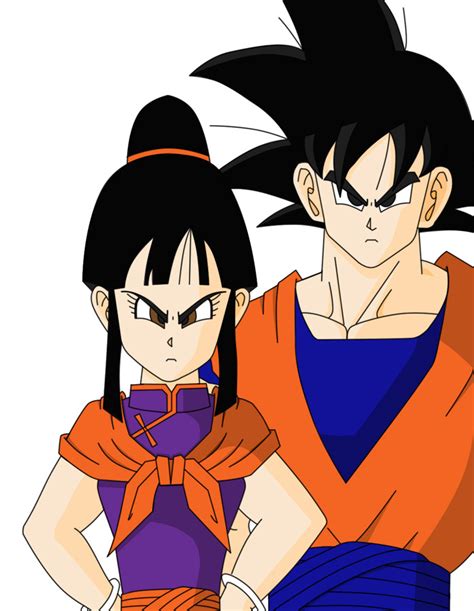 DBZ___Goku_and_ChiChi - Chi Chi (Dragon Ball) Fan Art (30964064) - Fanpop