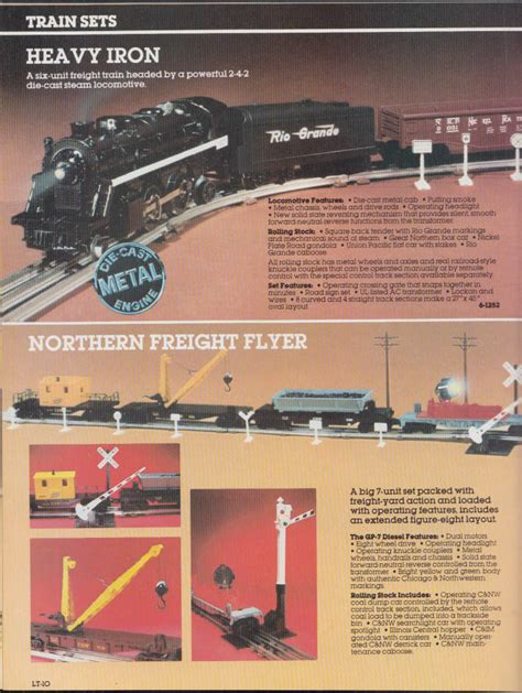 Lionel O-Gauge Electric Trains Traditional Series catalog 1983