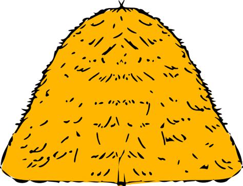 Yellow Hay Stack Clip Art at Clker.com - vector clip art online, royalty free & public domain