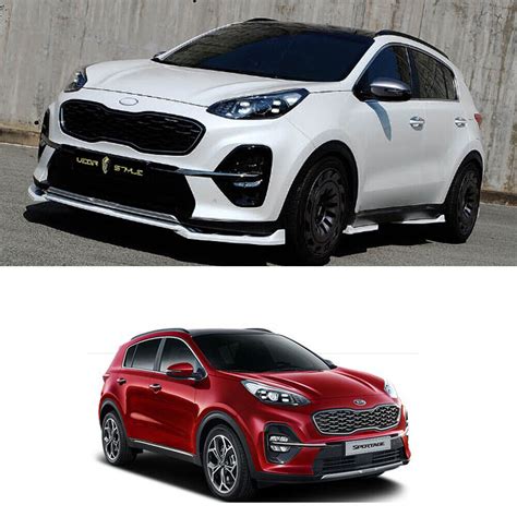 Front, Side, Rear body kits Polyurethane UNPAINT For Kia Sportage 2019~2021