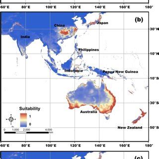 Study area, occurrence records, and habitat suitability of Latrodectus ...