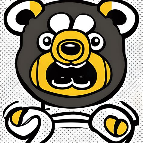 Pudsey Bear Vector Graphic · Creative Fabrica