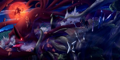 Madara and Kurama vs Hashirama Senju Papel de Parede and Planos de Fundo | 1640x824 | ID:606236 ...