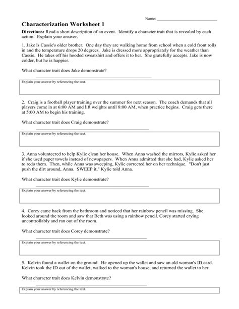 characterization-worksheet-1