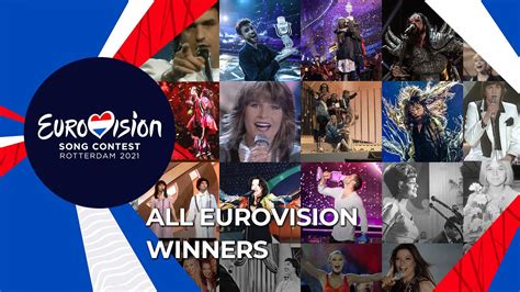 All the winners of the Eurovision Song Contest (2019 - 1956) - YouTube