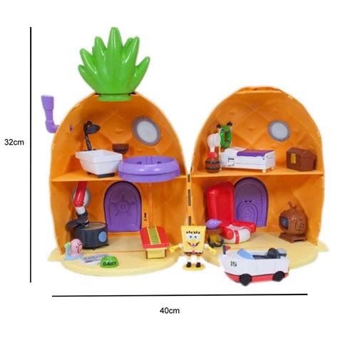 NEW SPONGEBOB SQUAREPANTS PINEAPPLE HOUSE PLAYSET WITH LIGHT & SOUND