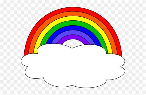 Rainbow With Clouds Clip Art - Rainbow With Clouds Clipart - Free Transparent PNG Clipart Images ...