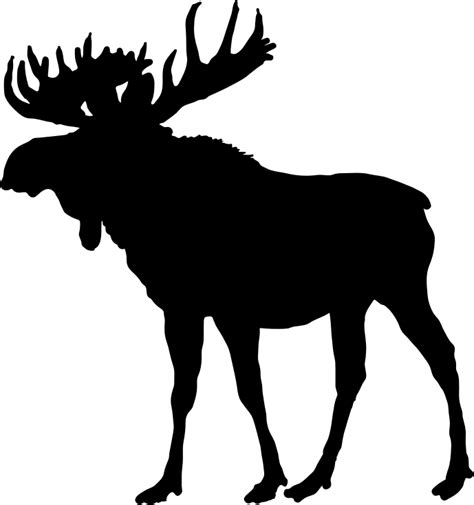 Moose Silhouette - Openclipart