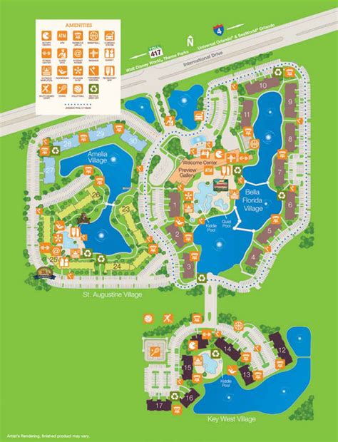 Resort Map - Sheraton Vistana Villages