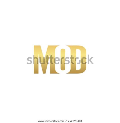 Mod Logo Alphabet Symbol Vector Stock Vector (Royalty Free) 1752393404 | Shutterstock