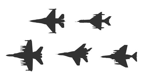 Jet Fighter Silhouette at GetDrawings | Free download