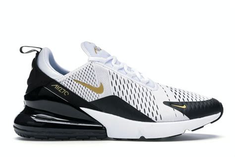 Nike Air Max 270 White Metallic Gold Black - AV7892-100