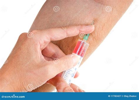 Introduction Of Intravenous Injection Royalty-Free Stock Image | CartoonDealer.com #16527226