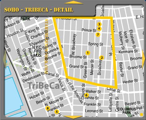 soho map - Google Search | Nyc map, New york city travel, Detailed map