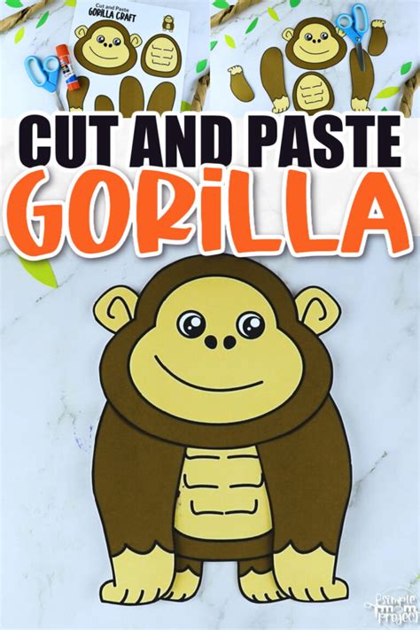 Printable Gorilla Craft Template – Simple Mom Project