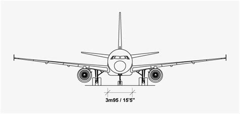 Drawn Airplane Airliner - Aircraft Drawing Front View Transparent PNG - 730x310 - Free Download ...