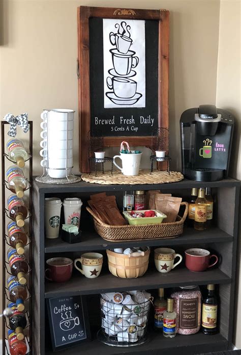 Eye-Opening Coffee Bars You’ll Want for Your Own Kitchen | Diy coffee bar, Coffee bar home, Diy ...