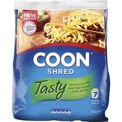 Coon Tasty Shredded Cheese 750g | Woolworths