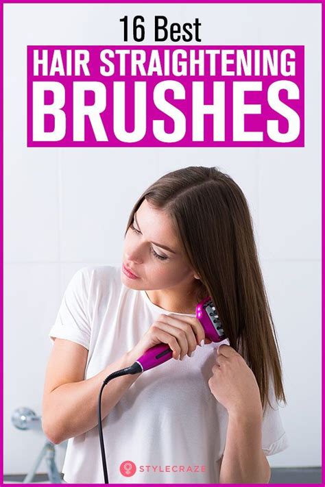 13 Best Hair Straightening Brushes – 2023 | Hair brush straightener, Hair straightener ...