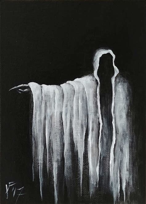 Ghosted | Scary paintings, Halloween painting, Creepy paintings