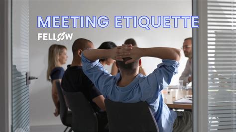 How To Set Meeting Etiquette Rules As A Business Leader