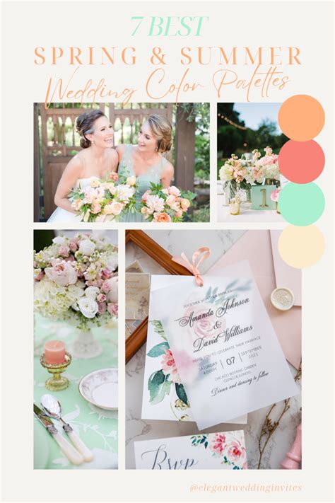 The Ultimate Guide to May Wedding Colors: 7 Color Palettes for Your Big Day ...