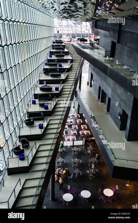 Interior of Harpa, concert hall in reykjavík Stock Photo - Alamy