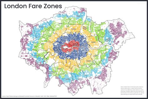 Tube Zones – Mapping London