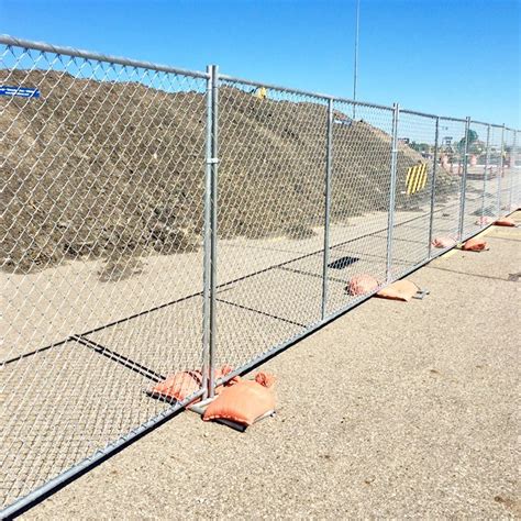 American Standard Portable 6X12 Chain Link Construction Fence Temporary ...