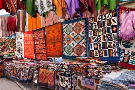 Premium Photo | Market stall pisac peru